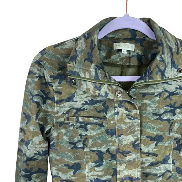 Anatomie Camo Print Kenya Safari Zip-up Jacket - Picture 3 of 14